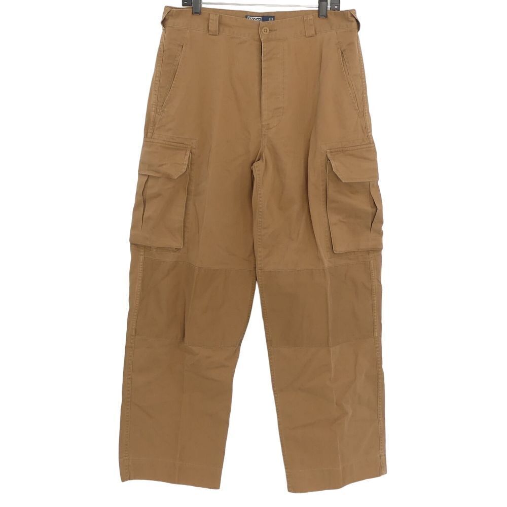 Vintage Polo‎ Ralph Lauren Classic Chino Cargo Utility Pants Khaki Men's 34x32